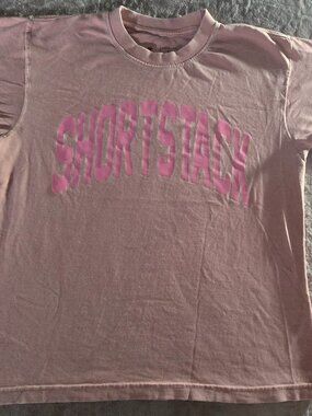 Heavyweight Short Stack Across Peach-on-Peach Size Medium